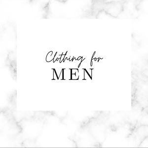 Men’s Clothing in this section of my closet!